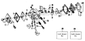 Page A Diagram and Parts List for 1600  Weed Eater Trimmer